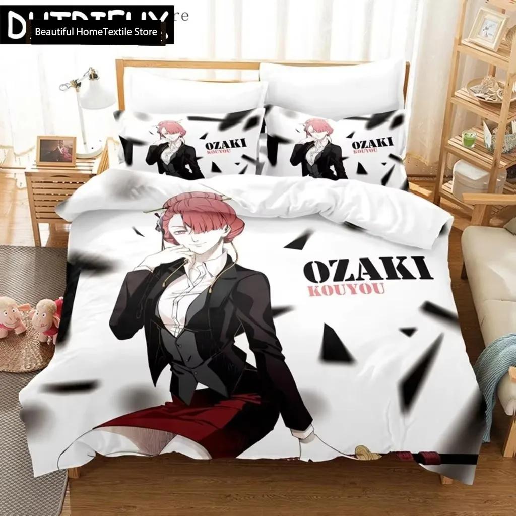 Anime Anime Bungo Stray Dogs Bedding Sets Nakahara Osamu Duvet Cover Queen Pillowcase King Size Decor Home Bedclothes