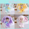 Plush Bunny Keychain With Pp Cotton Fill For Girls And Couples Gift