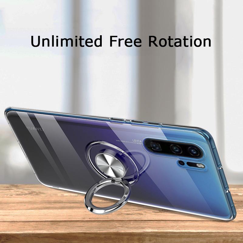 For Xiaomi Poco M8 M8 Pro Case Ring Holder Phone Case Ultra Thin Transparent Car Navigation Silicone Clear Cases For MI Poco M8 Pro 5G Phone Casing