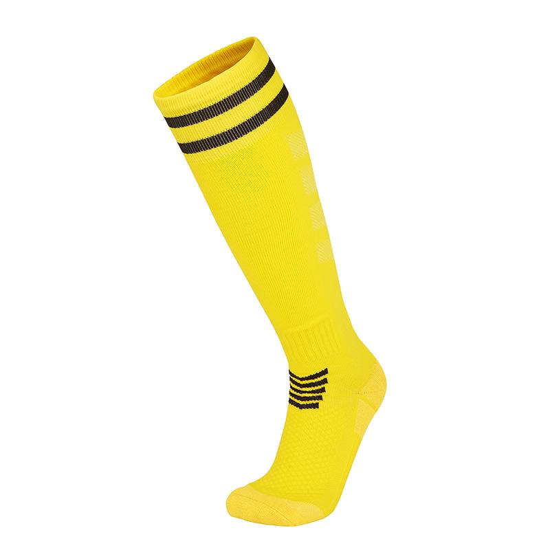 Professional Children S Football Socks Boys Long Tube Over Knee Thickened Towel Bottom Sports Socks High Tube S жёлтый
