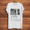 Eiffel Tower construction design blueprint funny geek t shirt Unisex white casual tshirt homme unisex engineer streetwear tshirt