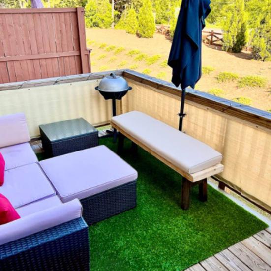 Sunshade Tarp Waterproof Awning with Eyelets Sun Protection Tear-Resistant Sun Shade Canopy for Garden Balcony Patio