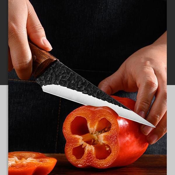 Stainless Steel Boning Knife Kitchen Slicing Knife Vegetable Fruit Knife Cutter Cooking Tool