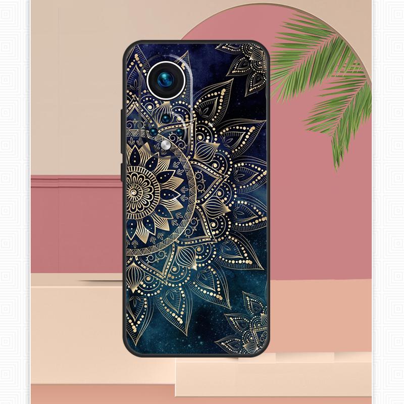 Elegant Mandala Floral Design Case For Honor Magic 7 Lite 5 6 8 Pro Honor 400 200 X9c X9b X9a X8b X8a X8c 50 70 90 Cover