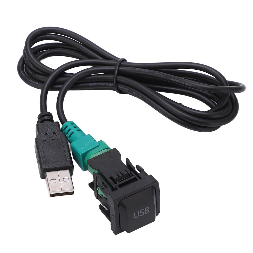 Αντάπτορας Γραμμής Εξόδου Αυτοκινήτου Καλώδιο 3RCA Αντικατάσταση για Συστήματα DVD Πλοήγησης 6-Pin Μπλε Θύρα AV 3040