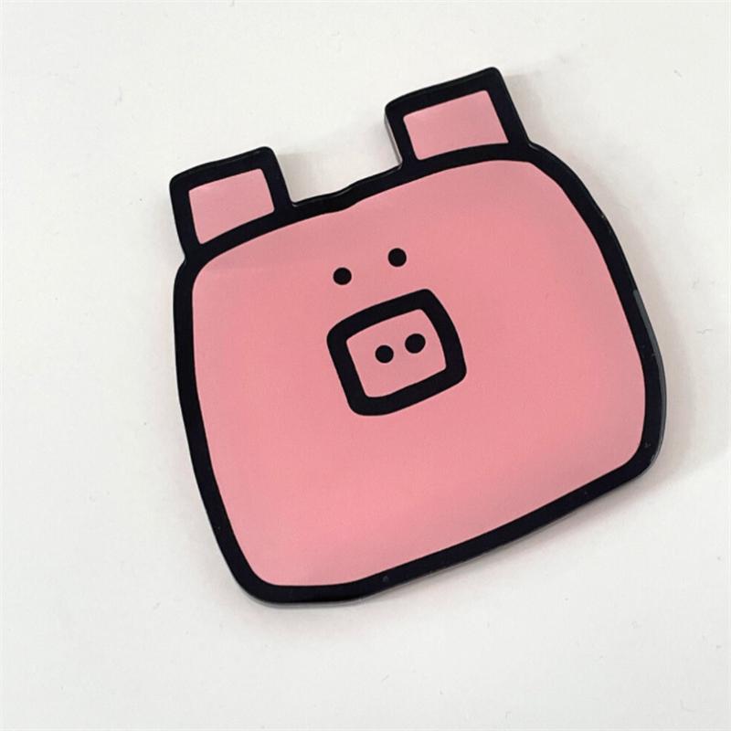 

Cute Cartoon Acrylic Coaster Cup Mat Pad Mug Holder Mat Coffee Drinks Placemats Heat-resistant Bowl Pad Outdoor Tableware