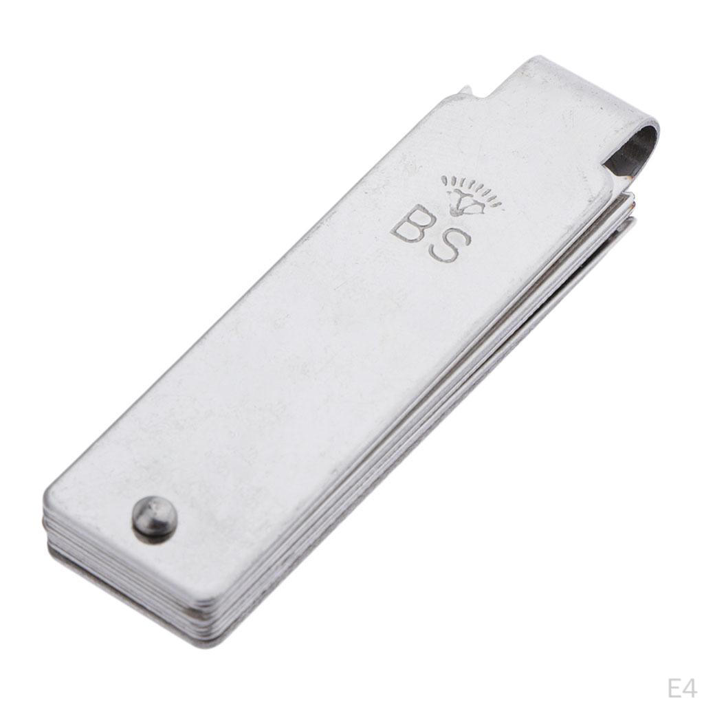 Metal Diamond Gem Measuring Fan 6-8