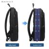 Bange Men's 17-Inch Korean Style Expandable Laptop Backpack, Lightweight Oxford Cloth
