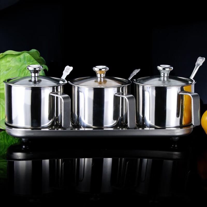 

LISM 3-Piece Kitchen Seasoning Jars Set