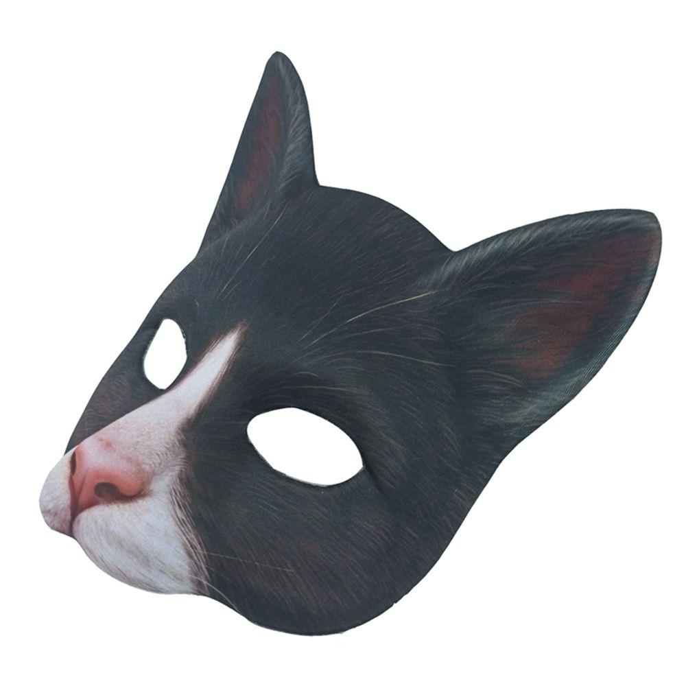 Christmas Face Cover for Adult  Costume Party Festival Eye Mask Masquerade Mask Cosplay Props Cat Mask Halloween Decoration