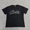 Unisex Übergroßes Baumwoll-Grafik-T-Shirt Lockerer Schnitt Rundhalsausschnitt Kurzarm T-Shirt Herren Damen Freizeit