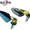 SDTW 7/8" 22mm Motorcycle Rearview Side Mirrors Universal Scooter Bar End Handlebar Mirror Accessories For Harley Yamaha Honda