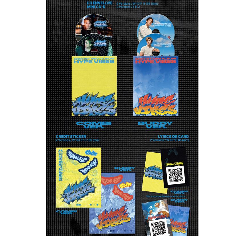 SEVENTEEN S.COUPS X MINGYU HYPE VIBES 1st Mini Album Set (2 Versions)