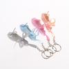 Mini Ballet Shoes Keychain Handmade Bag Pendant Cute Phone Lanyard Charm Lovely Accessory for Girls Daily Decoration Gift