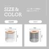 Crystal Craft Toilet Paper Storage Case, Standing Type, Cute and Stylish [Clear]