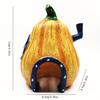 1pc Resin Simulation Pumpkin Decor - Halloween Figurines Shelter Ornament for Aquarium, Fish Tank and Terrarium Landscaping
