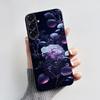 For Samsung Galaxy A26 A36 A56 5G Casing New Design 2024 Heart Printed Black Matte Soft Silicone Protective Cover Case