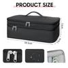 Hair Dryer and Curling Iron Bag with Double Layer Storage Spacious for Travel Needs