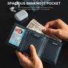 Rfid Blocking Smart Wallet Credit Card Holder Aluminum Metal Case Cardholder PU Leather Pop up Wallets Slim Cardholder for Men