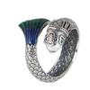 New Adjustable Enamel Fish Ring for Women Unique Retro Ethnic Style Good Luck Symbol Ring Accessory Gift
