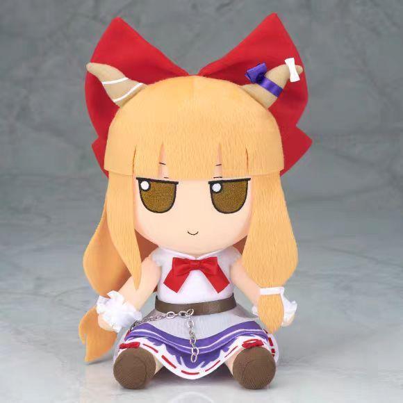 Hakurei Reimu Plush Doll Cute Cartoon Stuffed Toy For Collectors And Kids