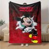 1pc, Disney Mickey Mouse Home Decorative Throw Blanket Perfect Gift for Bedroom, Living Room, Travel, Camping, Car