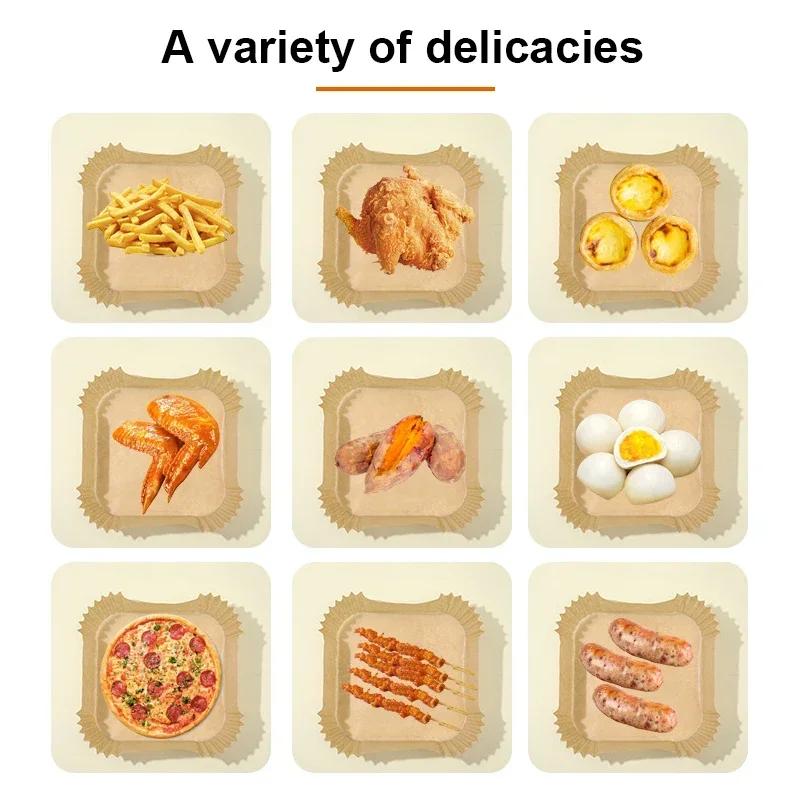 Kuchyňské náčiní Pečení Příslušenství k fritéze Příslušenství Nástroje 30/50 ks Tác Kuchyňské potřeby Absorpční formy na pečivo Papír