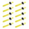 Holiday Wrist Accessories Set of 10 Slap Bracelets for Group Guests, Seasonal Wristbands for Class Parties and Family Plans