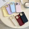Slim Solid Color Frosted Liquid Silicone Soft Case For iPhone 17 Air 16 15 Plus 14 13 12 11 Pro Max Shockproof Protective Cover