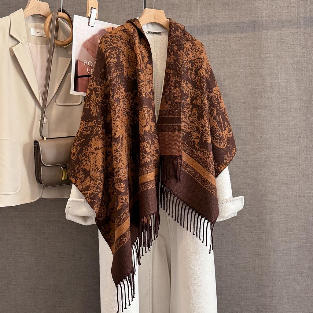 Women Winter Warm Cashmere Scarf Luxury  High Quality Pashmina Shawl Wrap Bufanda Hijab Travel Stoles Echarpe Blanket