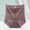 Lace Panties Seamless Women Slimming Underwear Knickers Briefs Seamless High Waist Transparent  Sexy Leggings