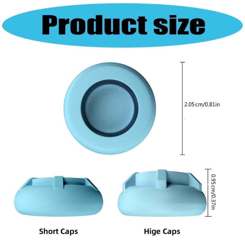 Controller Silicone Thumb Grips 6 Piece Set With Double Height Design Suitable For NS2 Gamepad Enhancing Gaming Precise