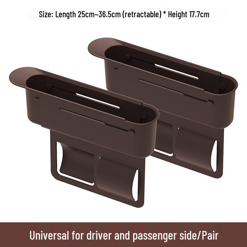 Universal Car Seat Gap Storage Box for Driver & Passenger