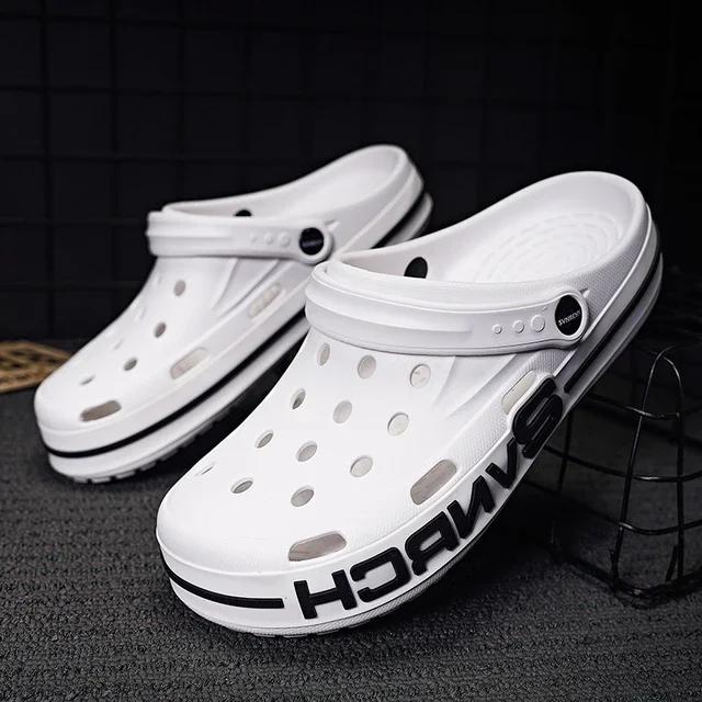 Moda Alta Qualità 2024 Nuovi Sandali da Uomo Pantofole Spiaggia Outdoor Scarpe Casual Leggere Suola Morbida Zoccoli Per Estate Sandali da Spiaggia Uomo