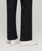 MUSINSA STANDARD WOMAN Women'S Pin-Tuck Straight Hidden Banding Slacks [Black]