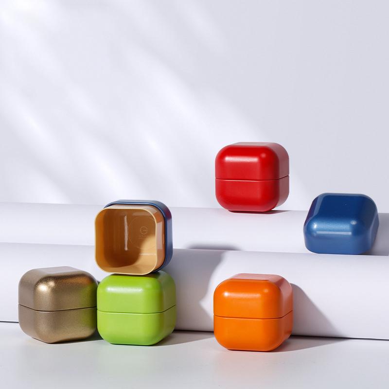 Portable Solid Color Mini Tin Box Tea Sealed Jar Packaging Box Jewelry Candy Small Storage Can Coin Earring Headphones Gift Case