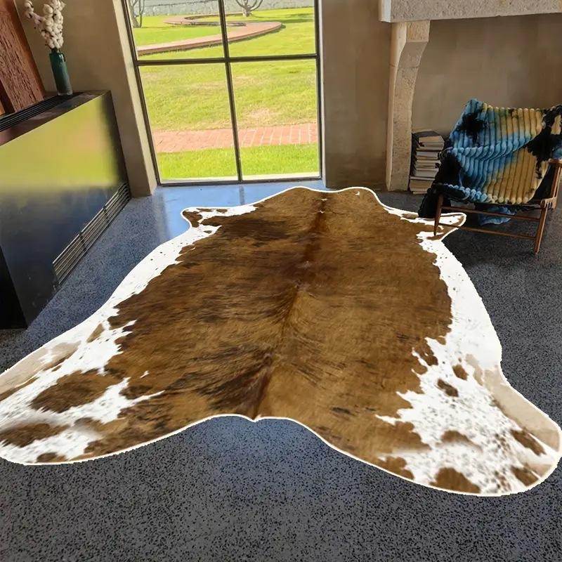 Imitation Animal Cowhide High Quality European and American Imitation Cashmere Suede Bottom Home Carpet