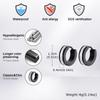 New Stainless Steel Hoop Earrings for Men,Waterproof Two Tone Huggies Earrings,Trendy Simple Jewelry Gifts