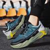Fashion Rotating Button Men's Shoes 2025 Summer Mesh Breathable Outdoor Sports Shoes Thick Sole Height Increasing Fashion Trend Sneakers