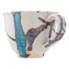 Marui Pottery Shigaraki Ware Hechimon Mug, Approx. 300ml Capacity, Glacier White, 3-4437