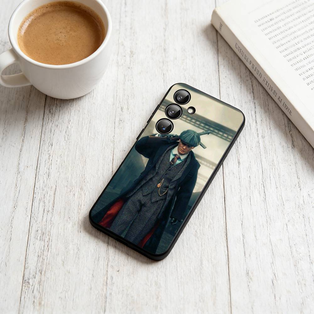 

P-Peaky Blinders Phone Case Black Silicone Soft For Samsung Galaxy A73,A72,A71,A70,A53,A52,A51 Samsung a21