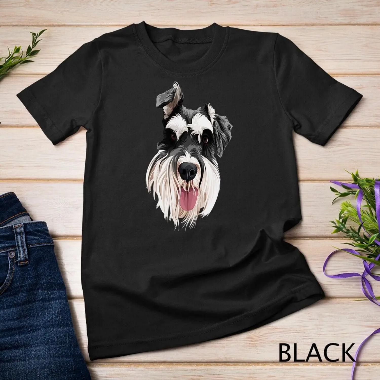 Miniature Schnauzer  T shirt S чёрный