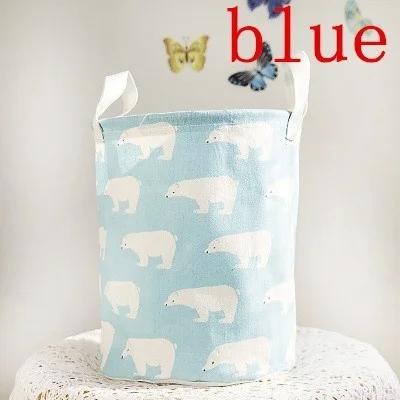 Cotton and Linen Cloth Art Laundry Basket Environmental Protection Picnic Basket Toy Classification Basket Home Storage Baskets