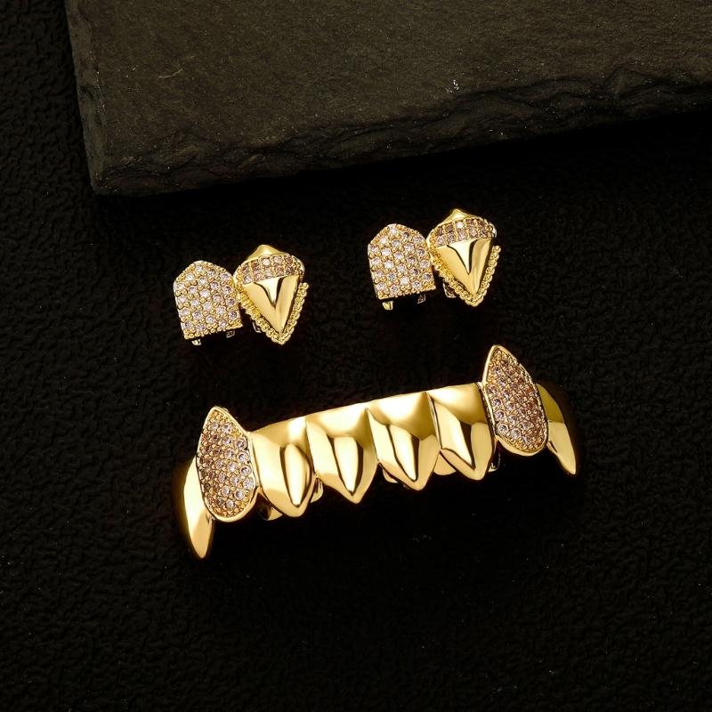 Accessoire Dentaire de Vampire Facile à Installer avec des Designs Réalistes pour Effets de Costume