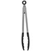 Stainless Steel Kitchen Tongs with Silicone Tips 35cm