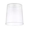 Plastic Transparent Trash Can Round Shape Flower Clear Vase Clear Garbage Container  Bedroom