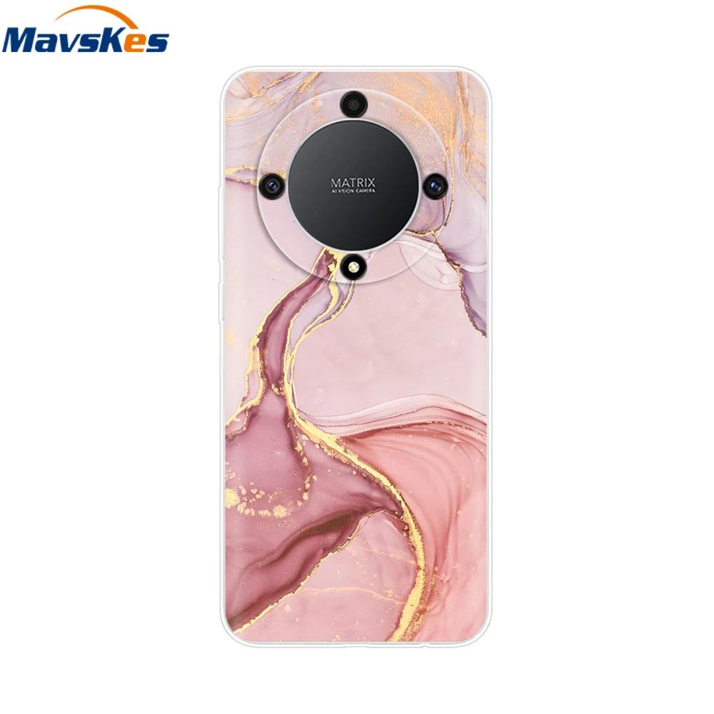 Soft Case For Honor Magic6 Lite TPU Silicone Phone Case For Honor X9b X9a Magic 5 6 Lite 5G Protective Shell Back Cover Fundas