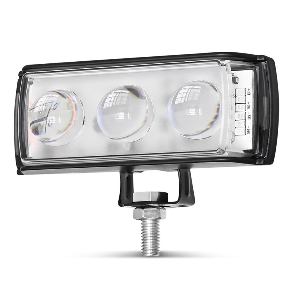 A086-3C 3 LED Motorcycle Spotlight Waterproof Aluminum Shell 12-60V Motorbike Headlight A