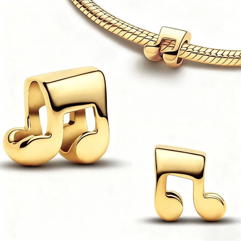 925 Silver Music Instrument Charms Piano Headphone Trumpet Violin Pendant Beads DIY Bracelet Necklace Gift for Her