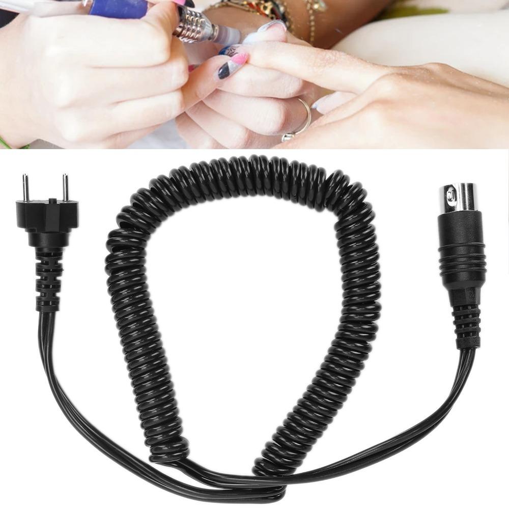 Black Color Nail Drill Handpiece Cord Manicure Machine Cord For Electric Manicure Machine чёрный